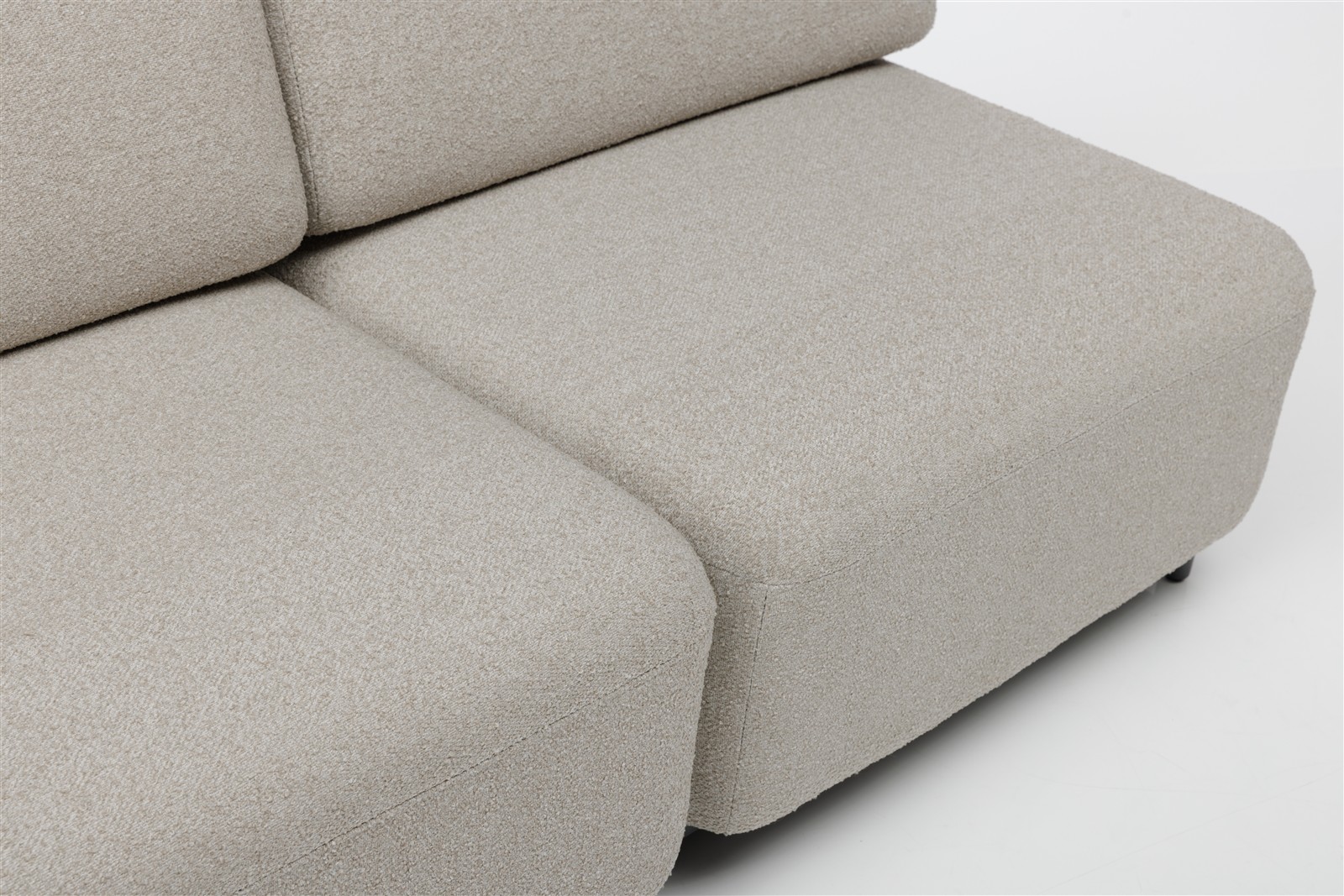 KETTLER TRIBE Lounge 2-Sitzer Aluminium/Polyester anthrazit matt/Boucle beige