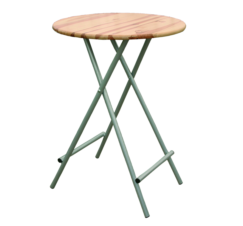 Stehtisch 80 cm Platte Nadelholz massiv