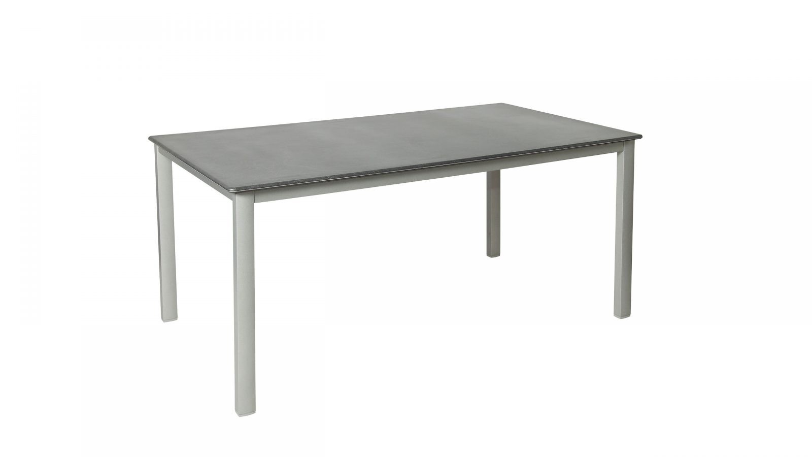 Acamp Tisch Loft acaplan 160x90cm platin/schiefer schw