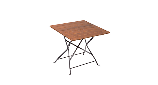 Karasek Klapptisch Nürnberg 80x80cm Anthrazit/Holz Esche