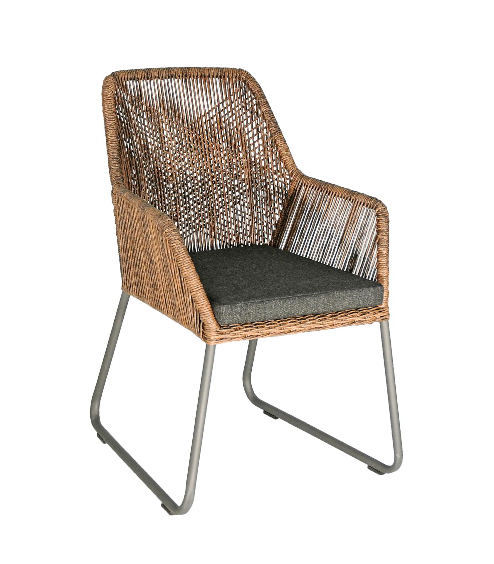 sitMobilia Allanis Dining Stuhl Geflecht Twisted Abaco Philipino inkl. Kissen