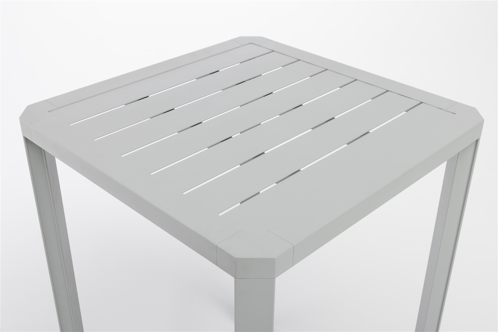KETTLER Bartisch LATITUDE 70 x 70  Aluminium hellgrau
