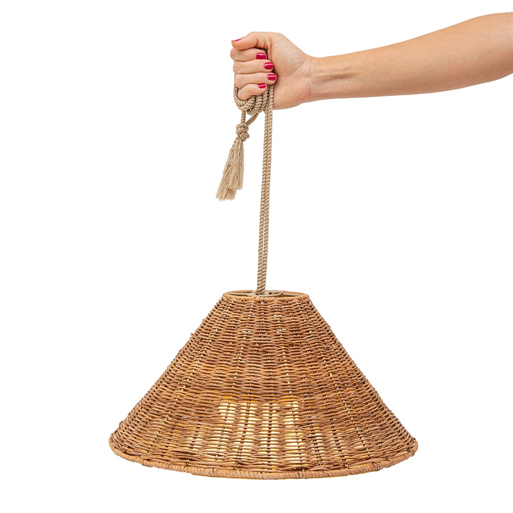 LED-Pendelleuchte Nature Sisine Akku