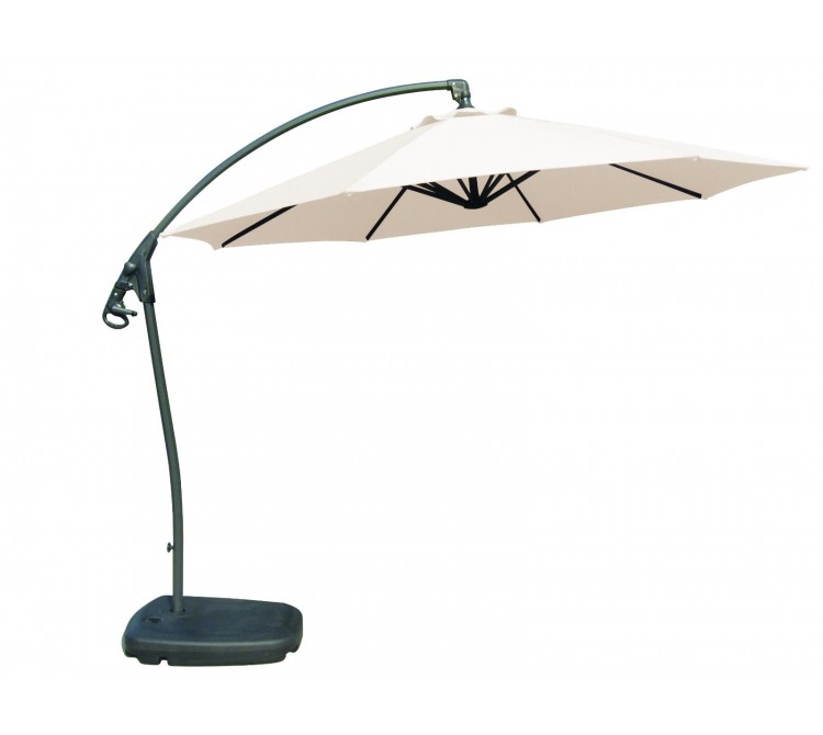 Acamp Acamatic Ampelschirm anthrazit/natur Ø 300 cm		