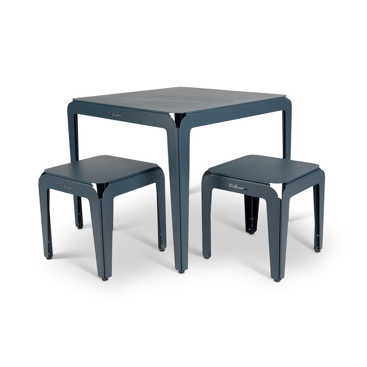 Weltevree Bended Tisch 90 Graublau