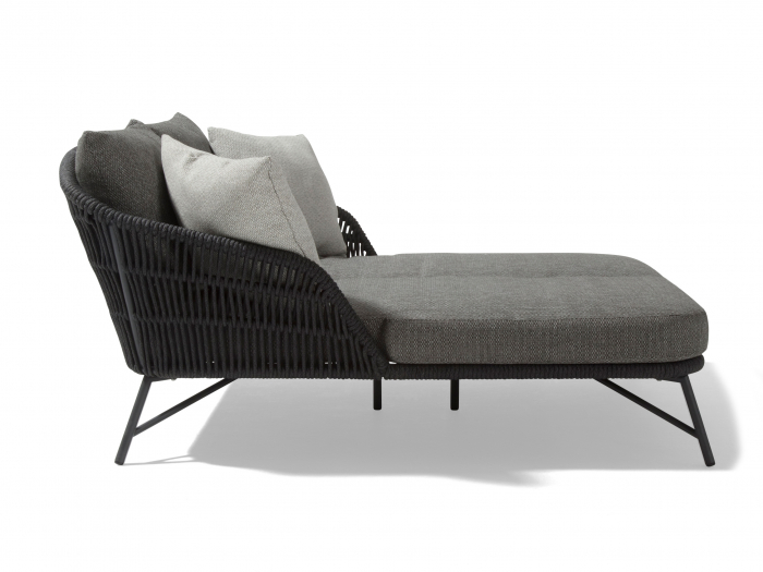 4Seasons Outdoor Marbella Doppel-Liege, inkl. 5 Kissen