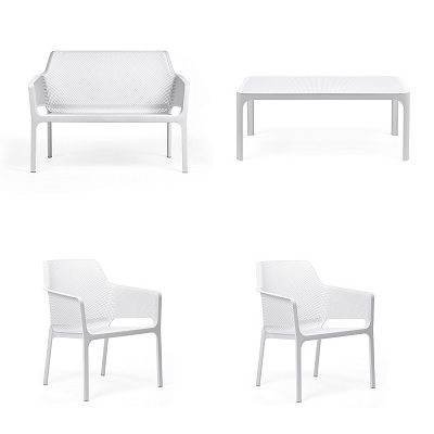 Nardi Net Relaxe Set weiß