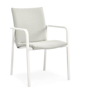 SUNS Anzio Diningsessel MRG weiß Camel Sand