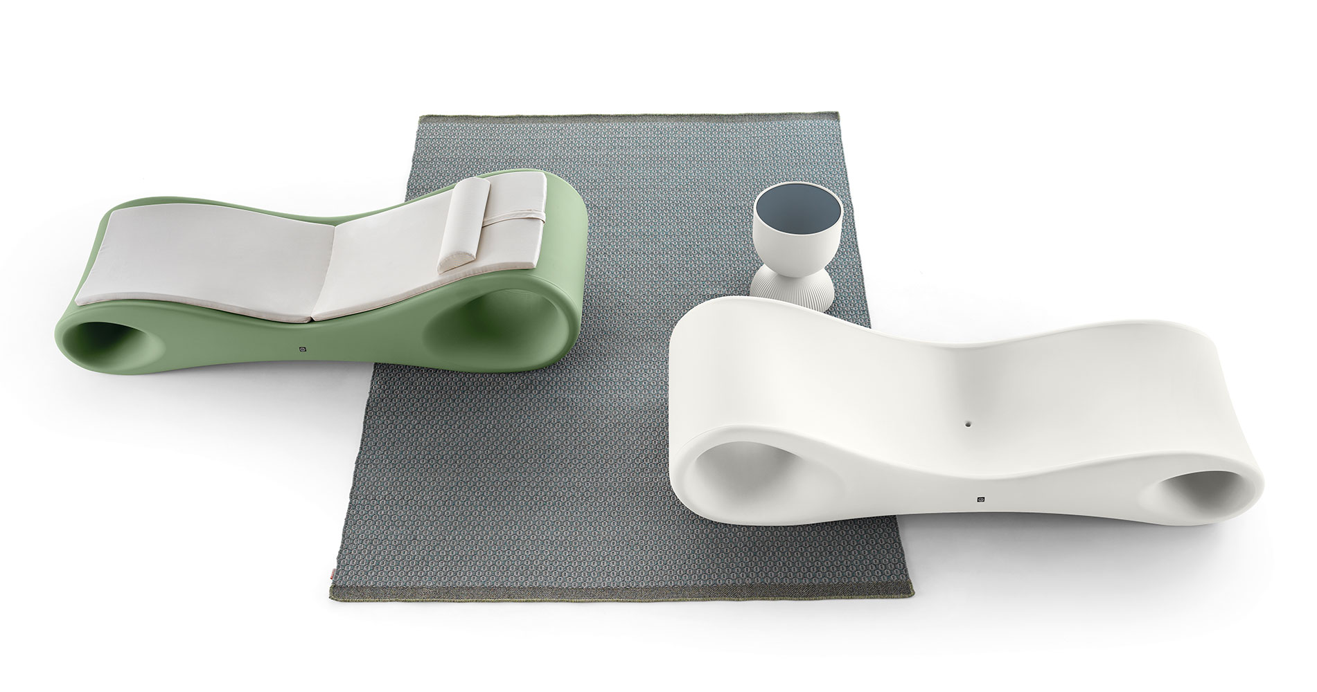 Poolliege Relaxeliege Salice Kunststoff