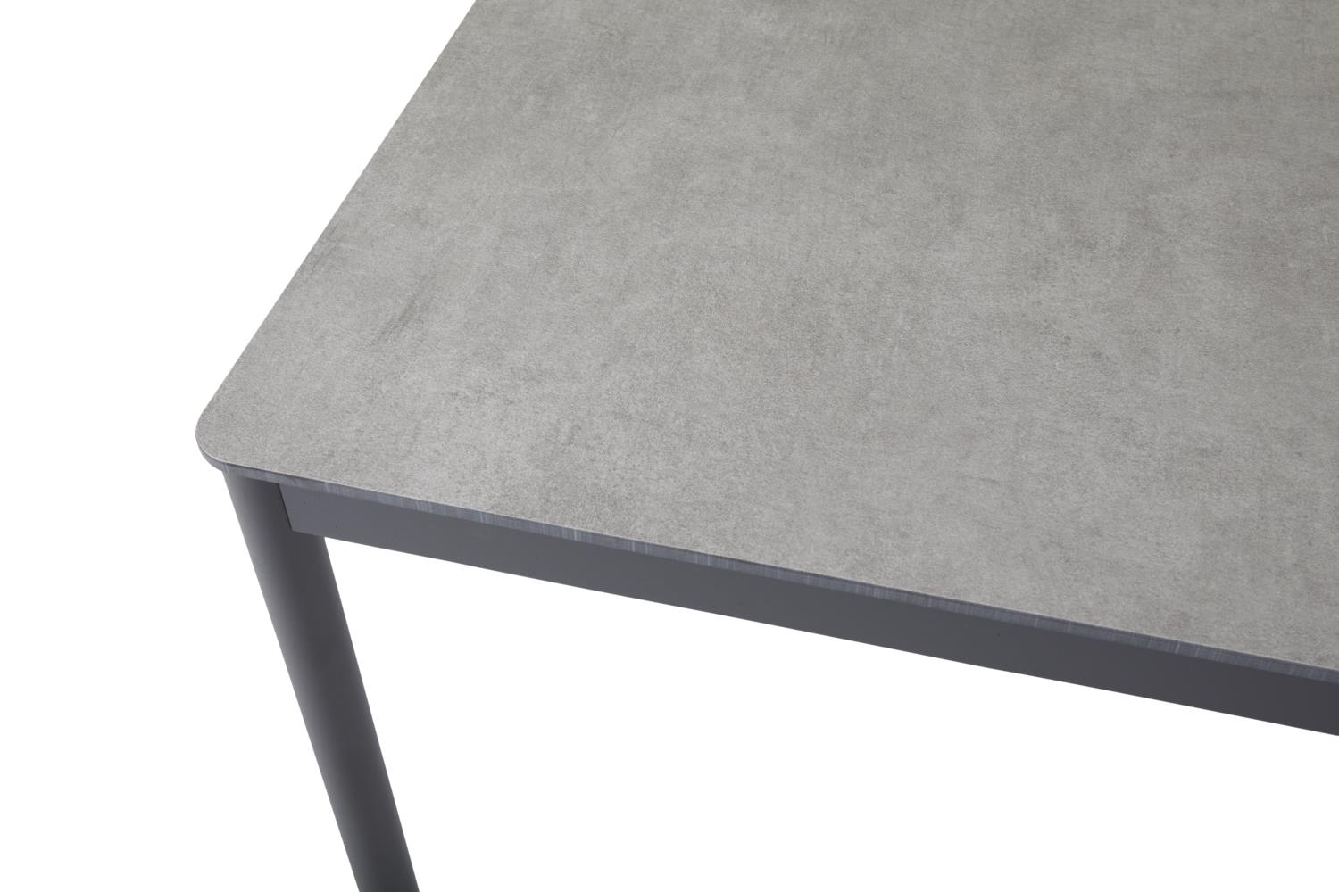 Brafab Tischplatte Nox 160x90 cm HPL grau