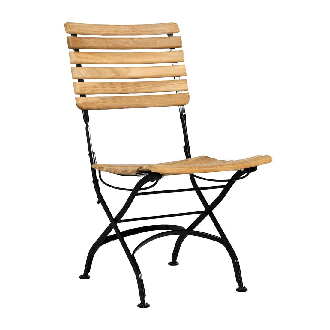 Zebra Florence Stuhl Stahl/Teak
