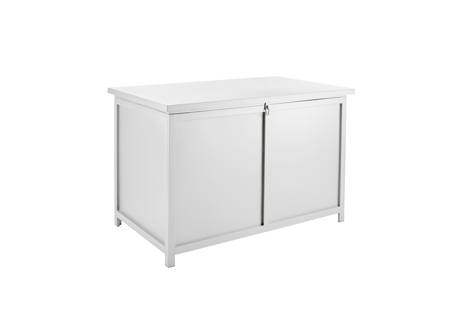 Brafab Kissenbox Hide Medium weiß  L125 x B 75 x H 81 cm