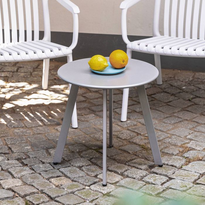 KETTLER Beistelltisch Silber D48 cm