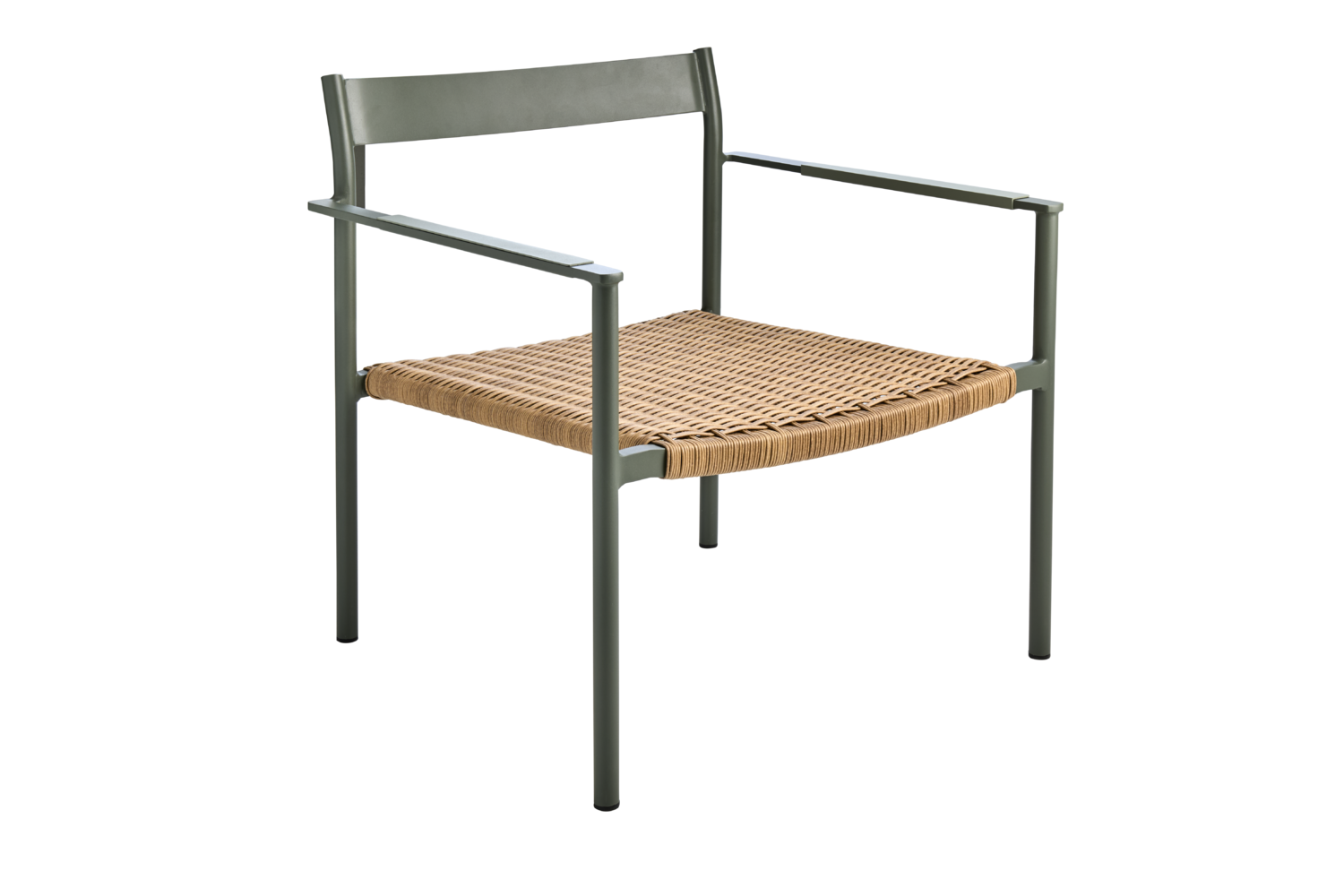 Brafab Lounge Sessel DK Aluminium/Kunststoffgeflecht Nordic Green