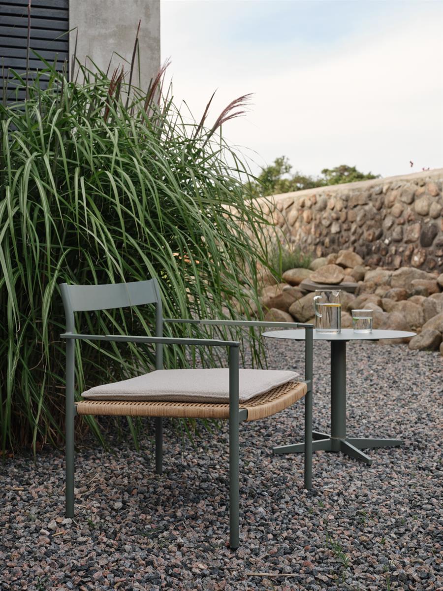 Brafab Lounge Sessel DK Aluminium/Kunststoffgeflecht Nordic Green