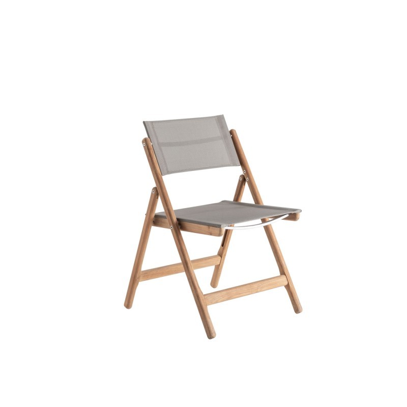 ARCO Sahara Klappstuhl Teakholz taupe