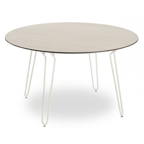 Grosfillex Tisch Ramatuelle DRM 130 cm Natural / creme