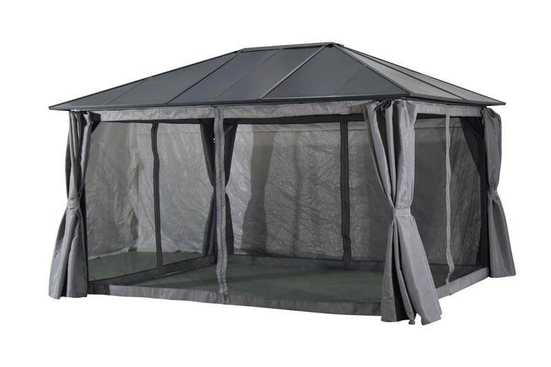 Brafab Scopello Pavillon 3x4 antrazit/grau