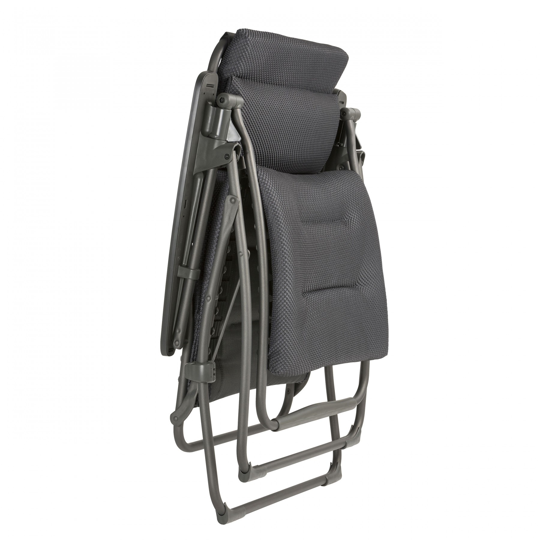Lafuma FUTURA Be Comfort Titan/Dark Grey inkl. Fleece-Auflage beige