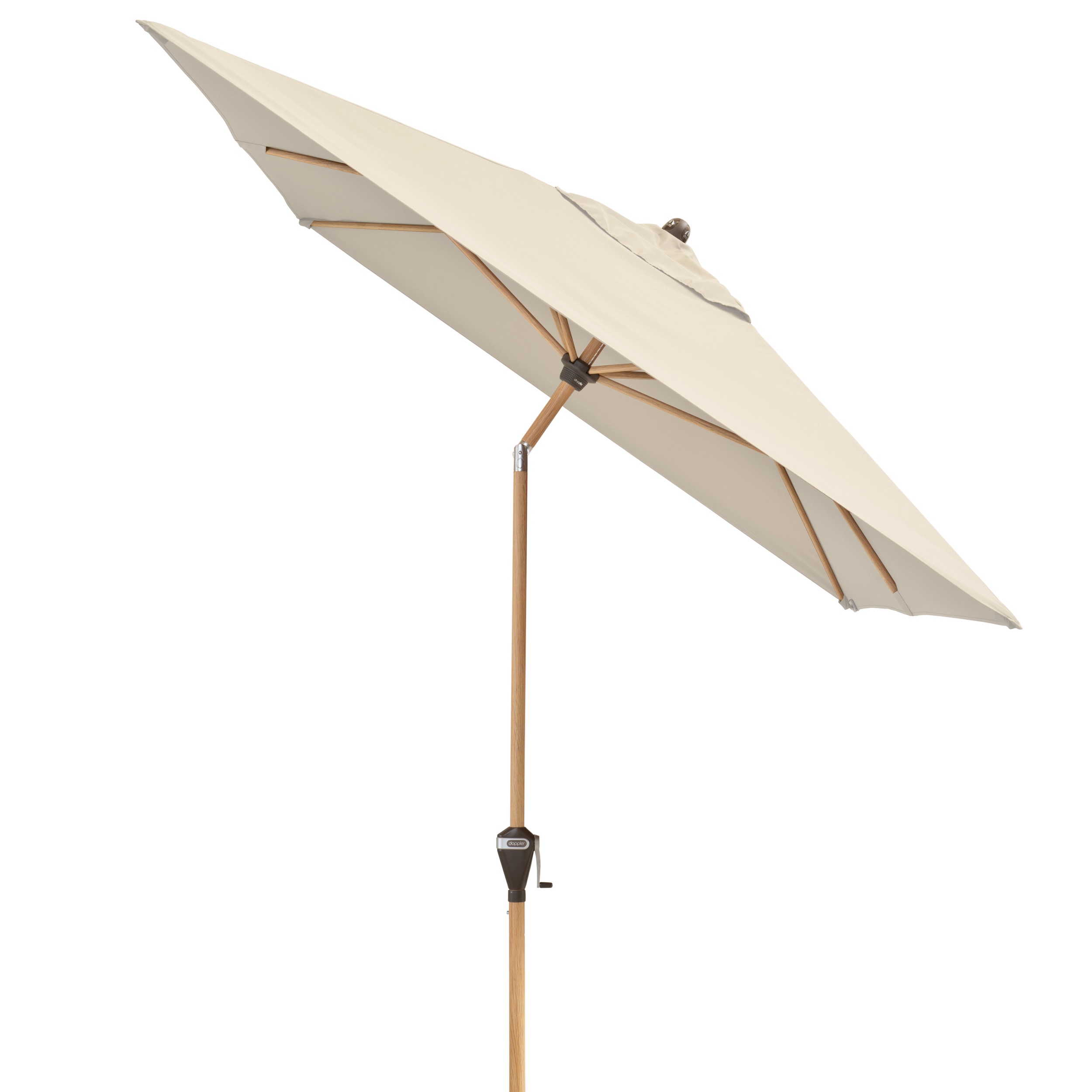 Doppler Sonnenschirm Alu Wood 300 x 200 cm natur