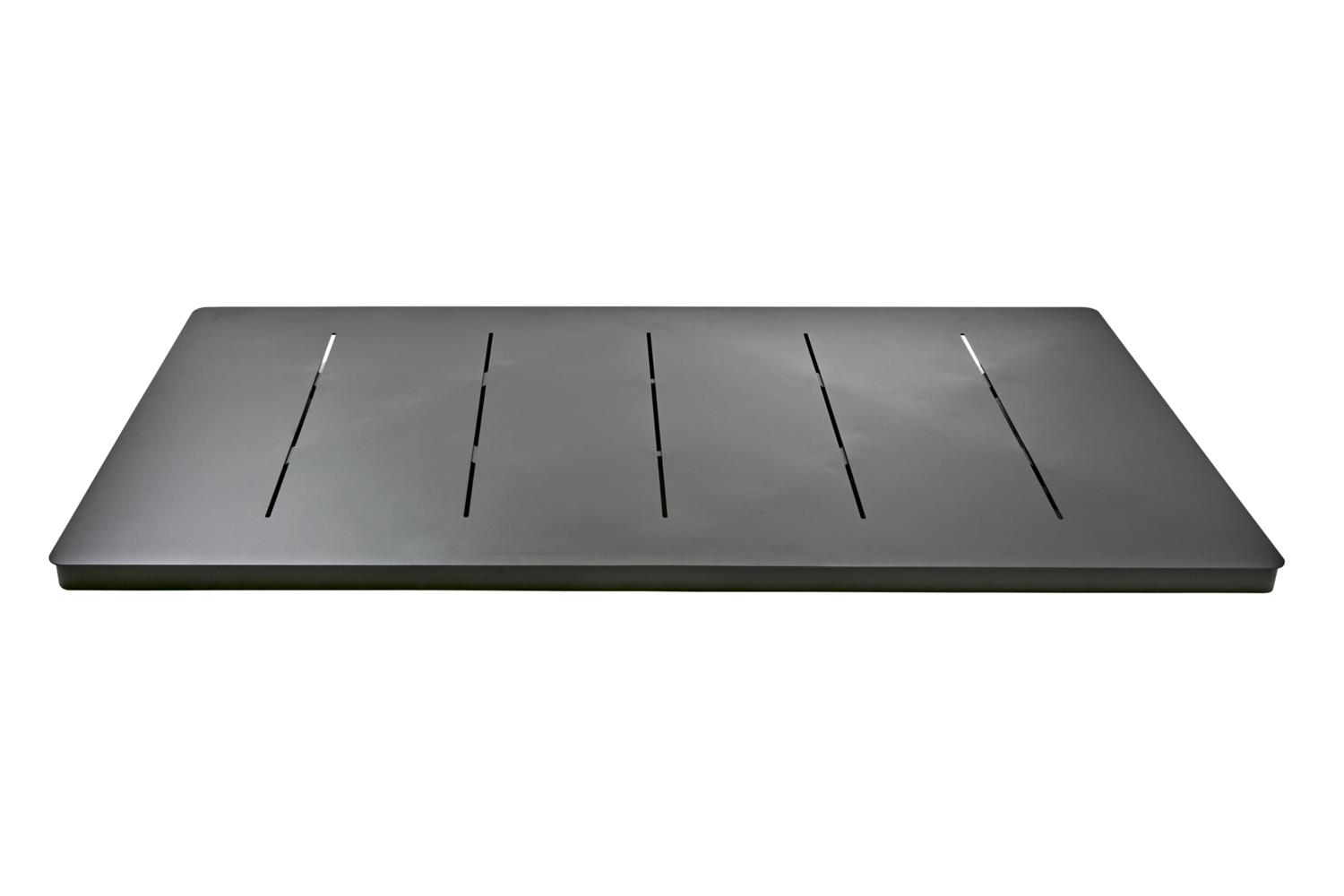 Brafab Tischplatte Avila 70x125cm Aluminium schwarz