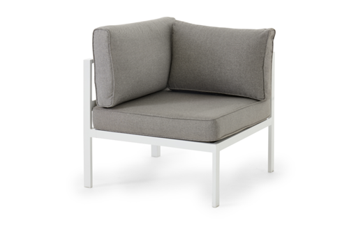 Brafab Leone Modular Eckgruppe weiss 5-teilig