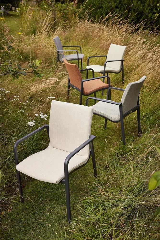 Best Freizeitmöbel Dining-Sessel Positano anthrazit/beige
