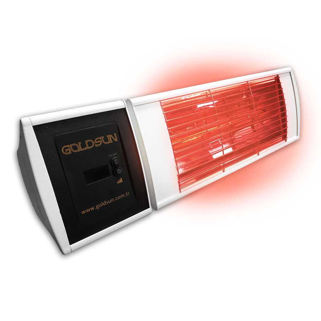 IR-Heizstrahler SUPRA SMOOTH PLUS mit integriertem Funkdimmer 2,0 weiss