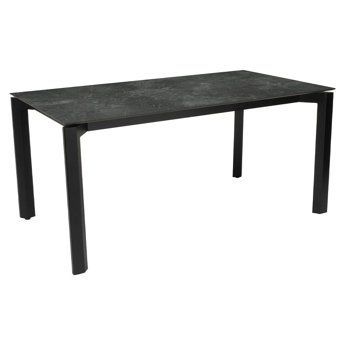 Stern Oskar Tischset 6-teilig Aluminium schwarz matt