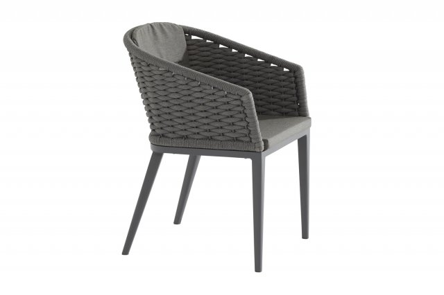 Taste by 4Seasons Portobello Stapelstuhl Matt Carbon