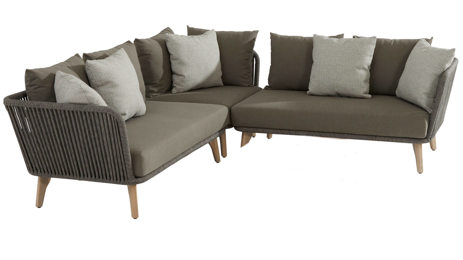 4Seasons Outdoor Santander Teak Ecklounge ohne Tisch