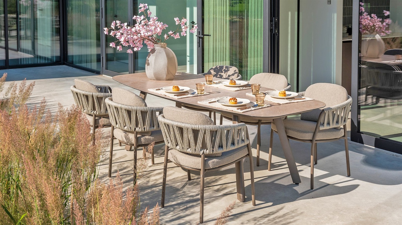 Taste by 4 Seasons Outdoor Dining Tisch 240 cm Manolo Terre/Sand