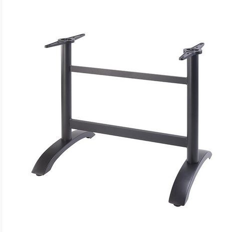 Grosfillex Gestell Ecofix doppel Aluminium Schwarz