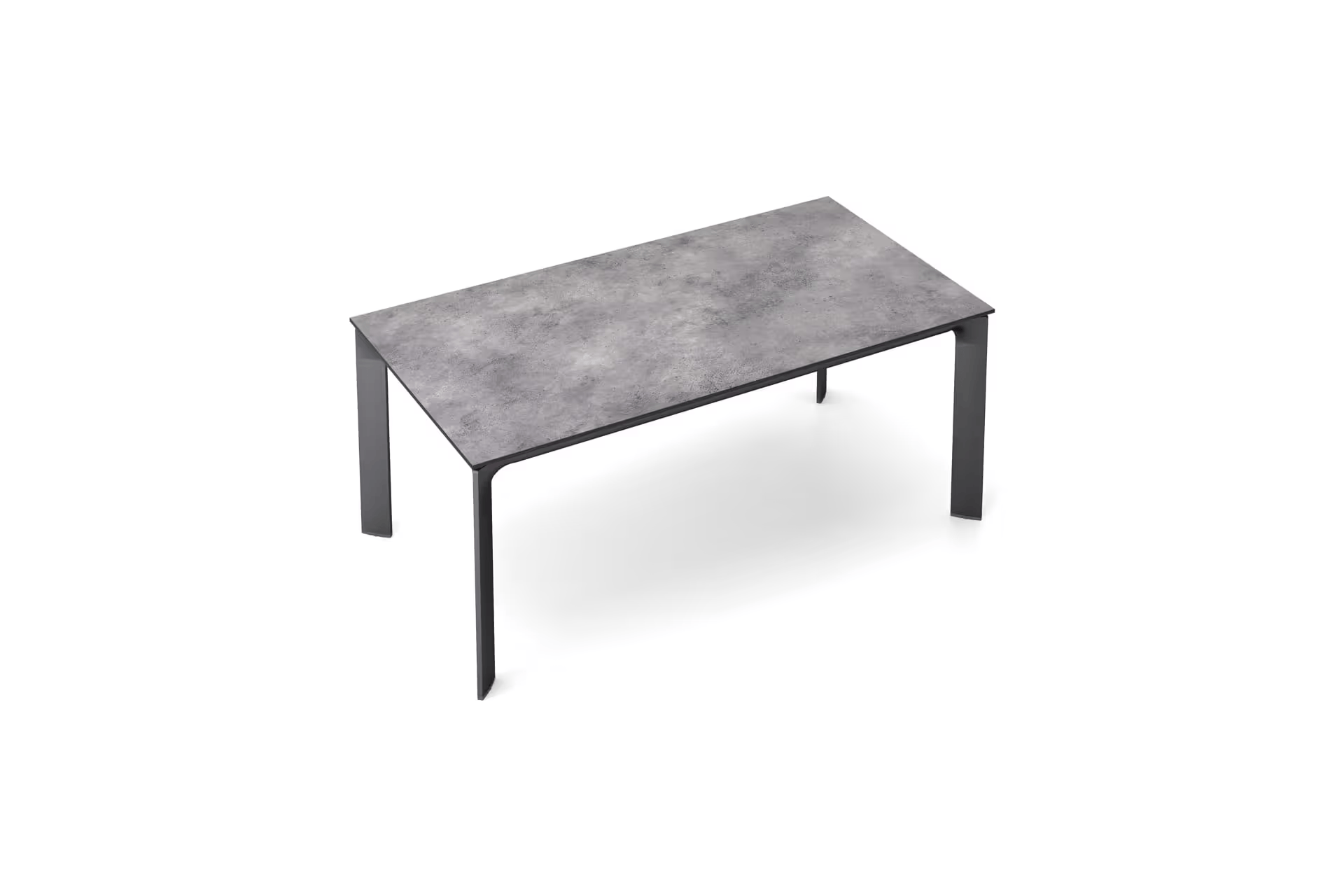 KETTLER Bartischplatte 80 x 80 cm, C-Profil, HPL anthrazit