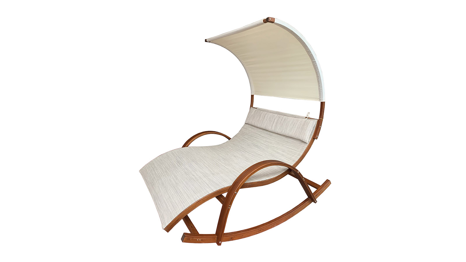 Acamp Phuket Schaukelliege teak farbig/sand