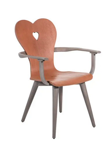MBM Sessel Alpenblick old grey/terracotta