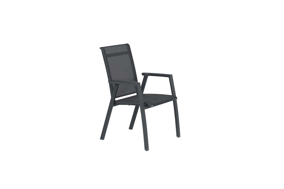 GARDEN Impressions Gala Dining Stuhl carbon black/anthrazit