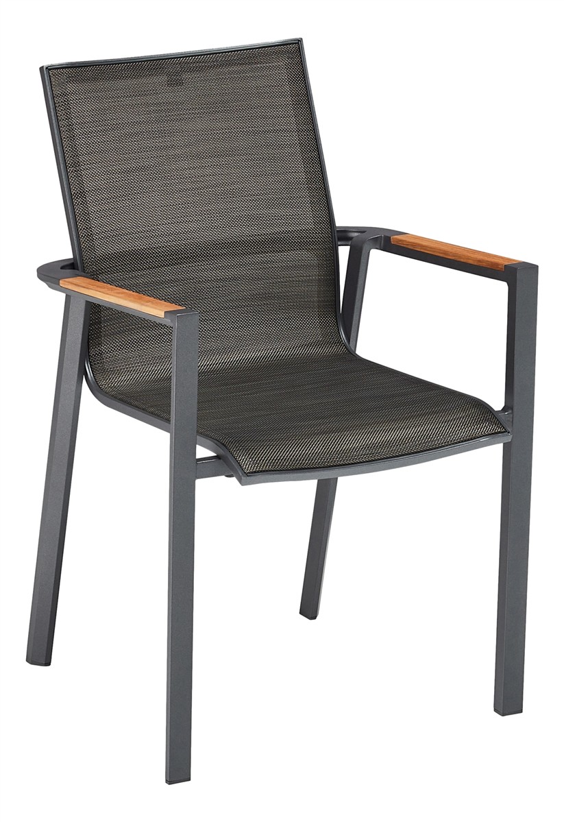 KETTLER Stapelsessel SENSE anthrazit matt/bronze