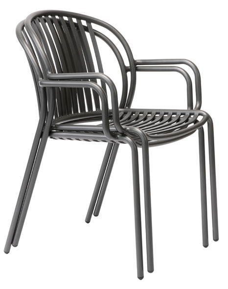 Solpuri mood Dining Sessel Alu anthrazit