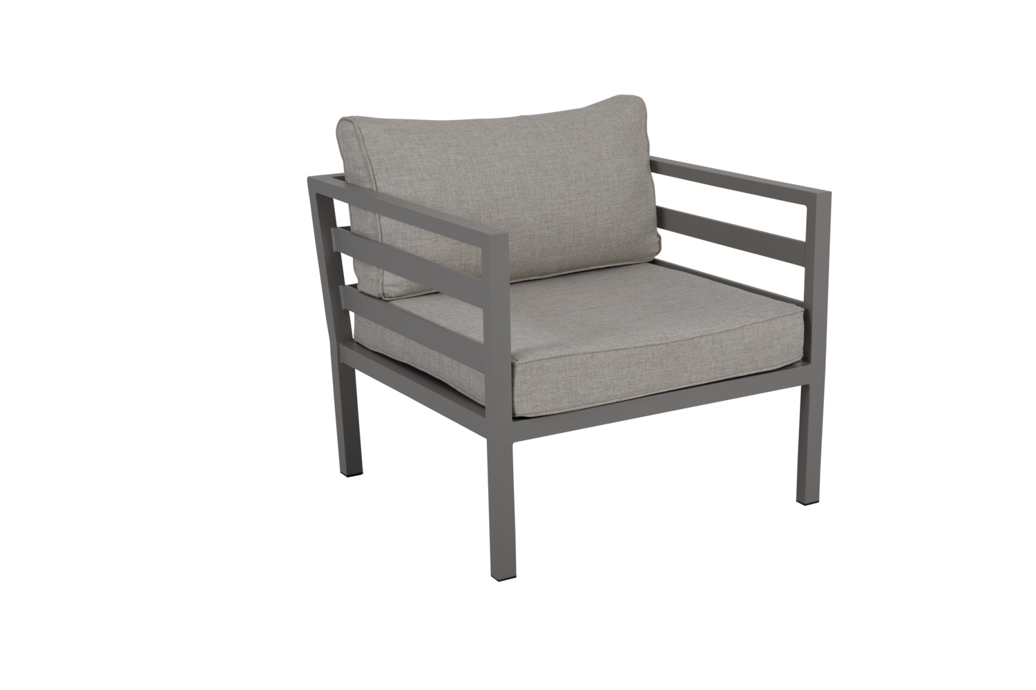 Brafab Weldon Loungesessel khaki mit Kissen