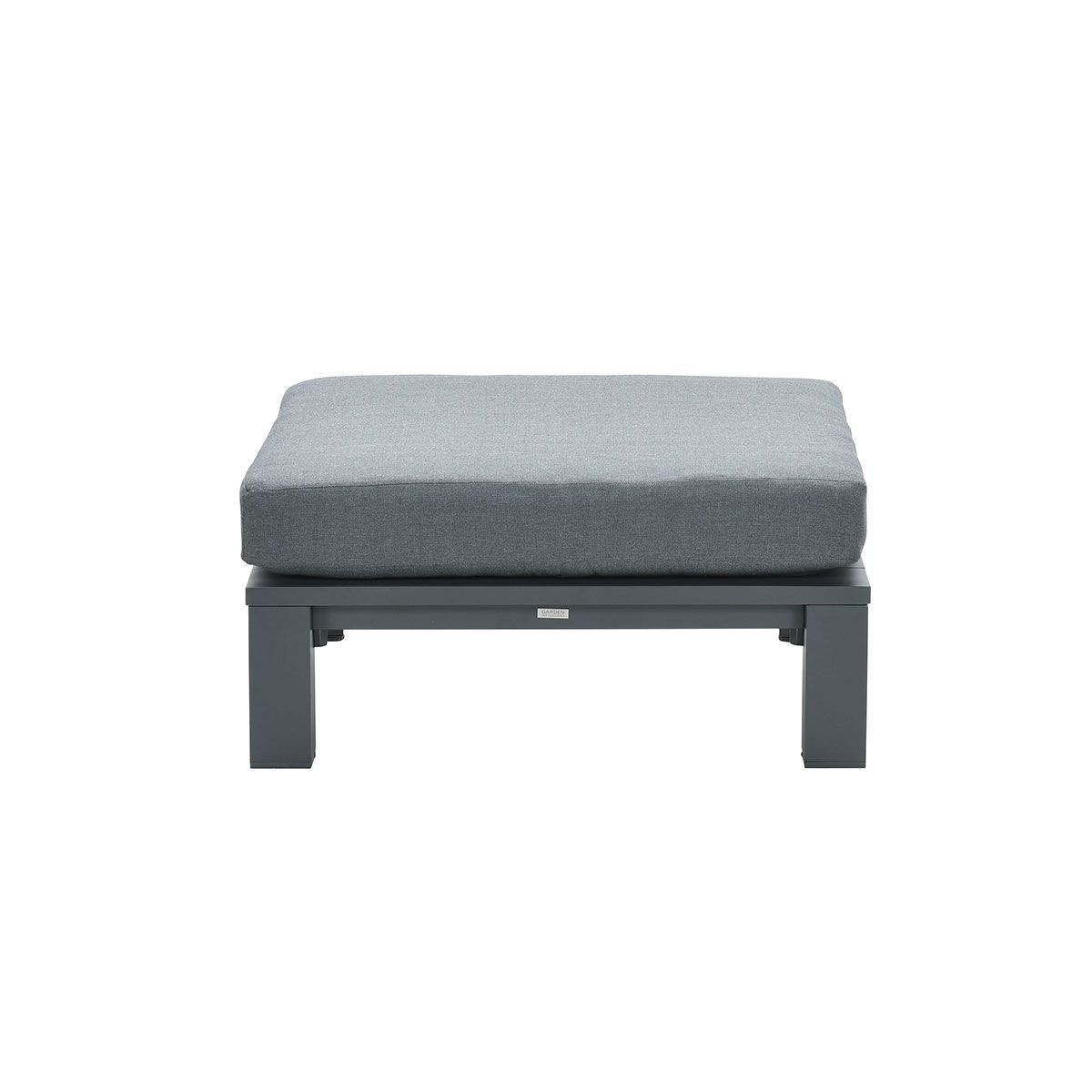 GARDEN Impressions Solo Lounge Tisch 100x100xH30 carbon black/mystic grau