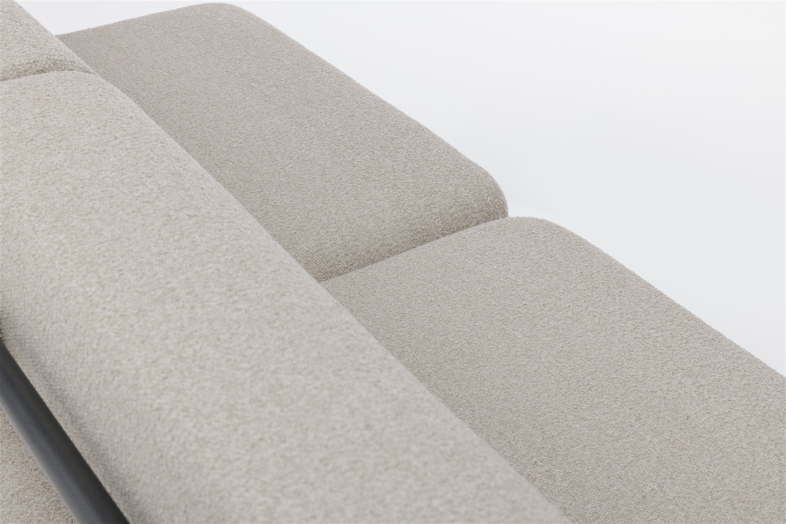 KETTLER TRIBE Lounge 2-Sitzer Aluminium/Polyester anthrazit matt/Boucle beige