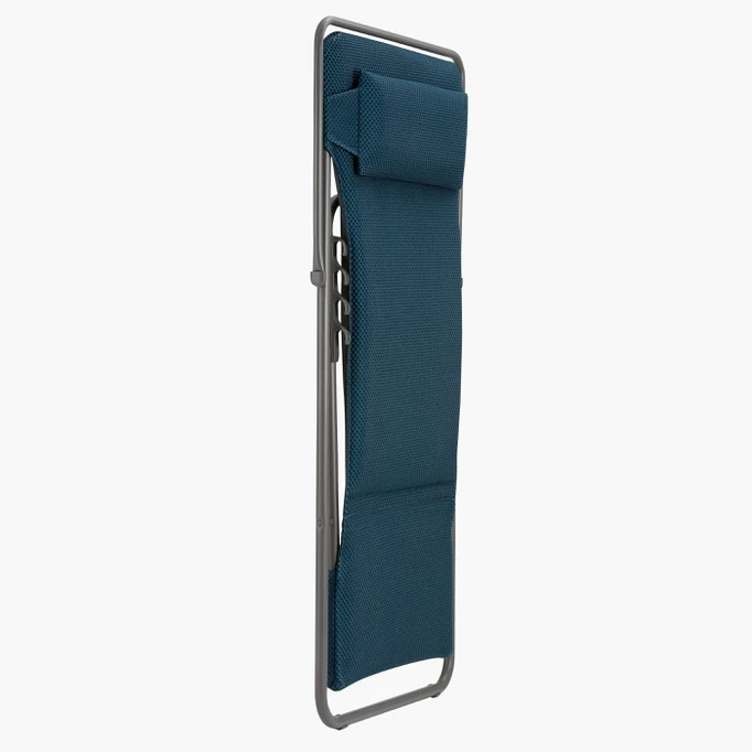 Lafuma MAXI TRANSAT Liegestuhl BeComfort® Titane/Bleu Encre