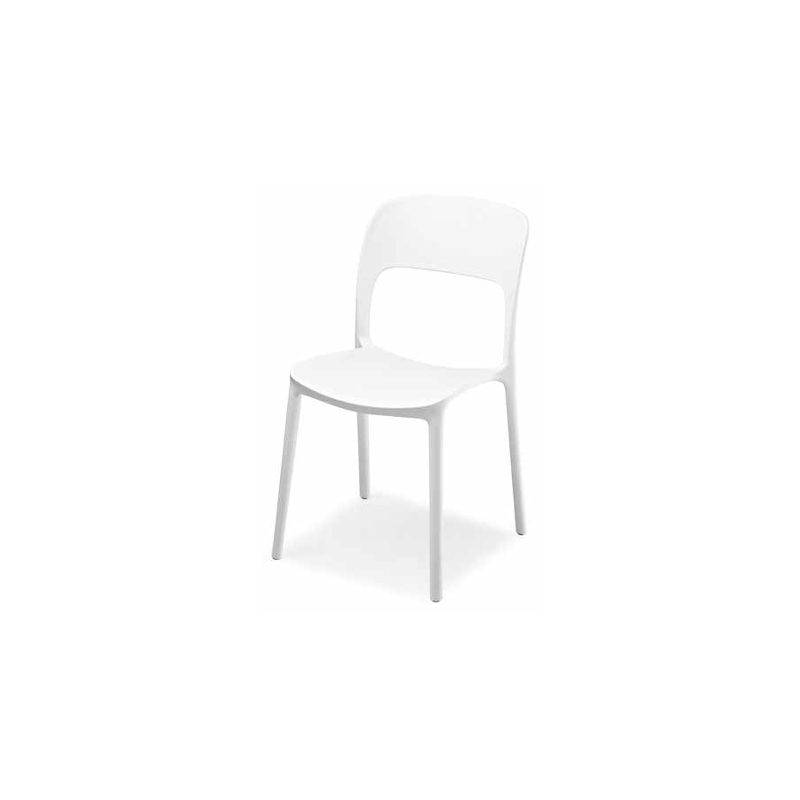 Grattoni GS 1068 Stapelsessel Polypropylene Weiß