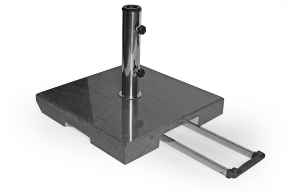 Brafab Mito Sonnenschirm Sockel Mit Räder 50 kg dunkelgrau