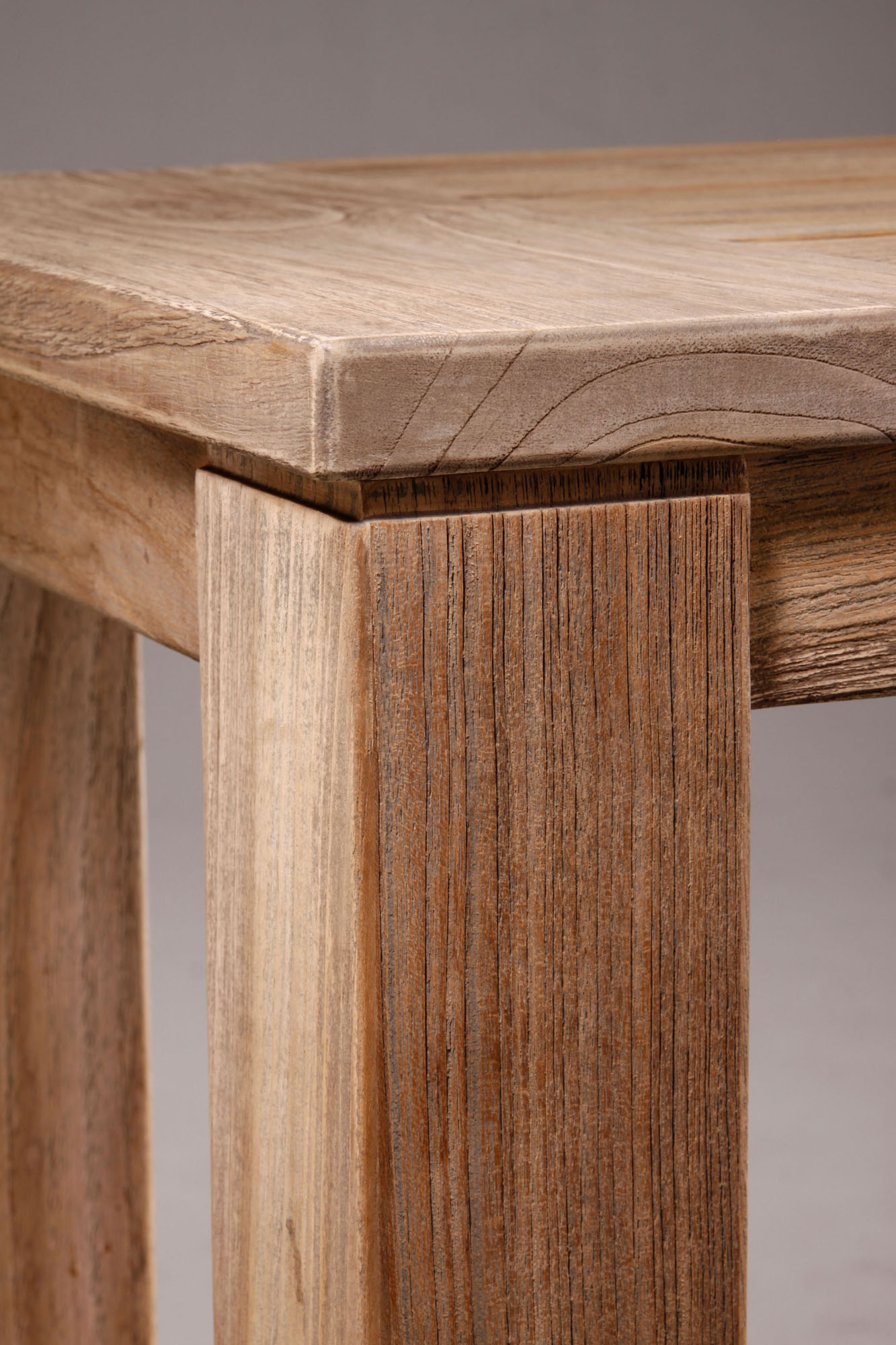 Tischgruppe Eleganz Polyrattan Teak 5-teilig