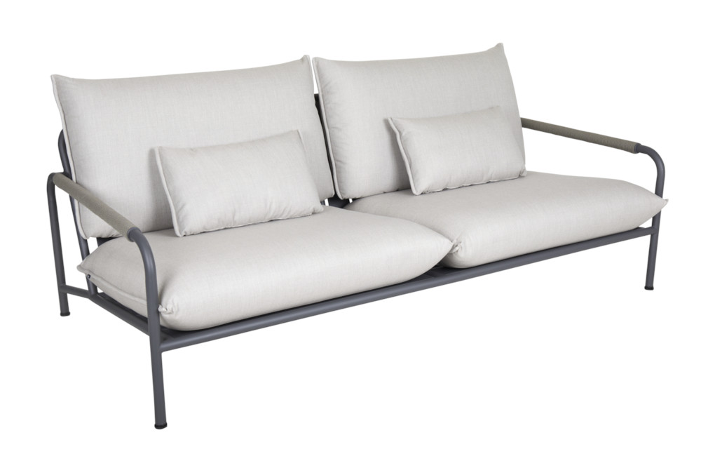 Brafab Lerberget 2,5-Sitzer Sofa anthracite mit Kissen