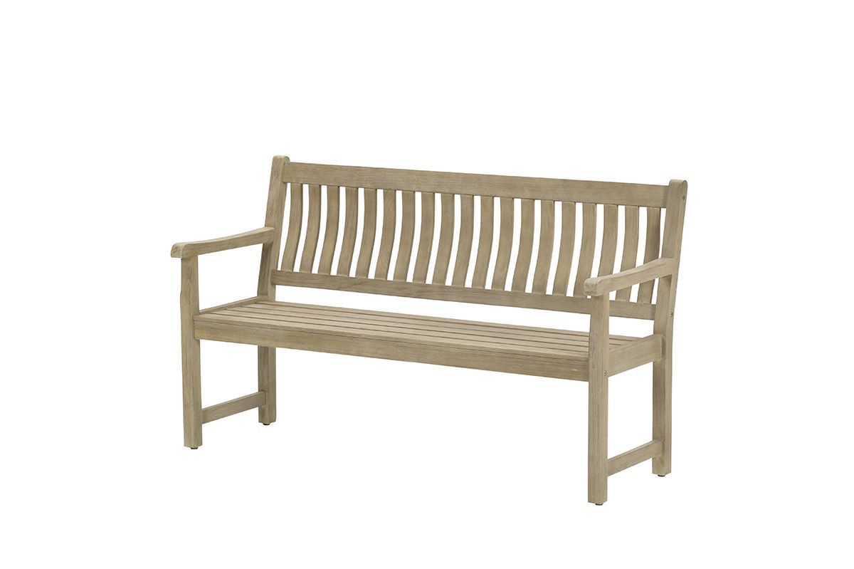 GARDEN Impressions Vondel Parkbank L160 cm - Eukalyptus white wash