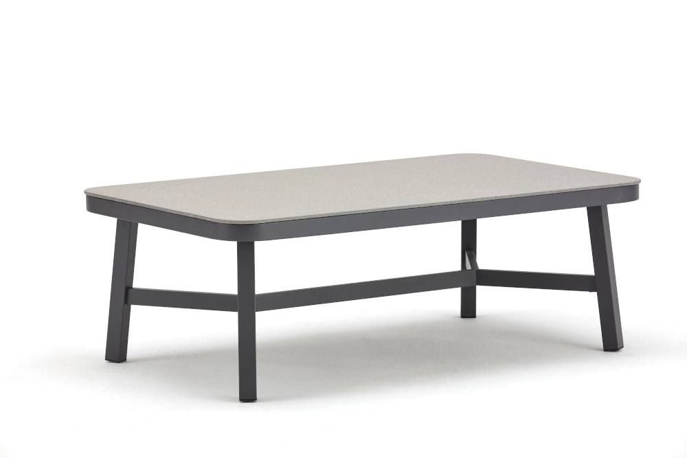 Garino Alu Loungetisch Madrid L120 x B75 x H42 cm