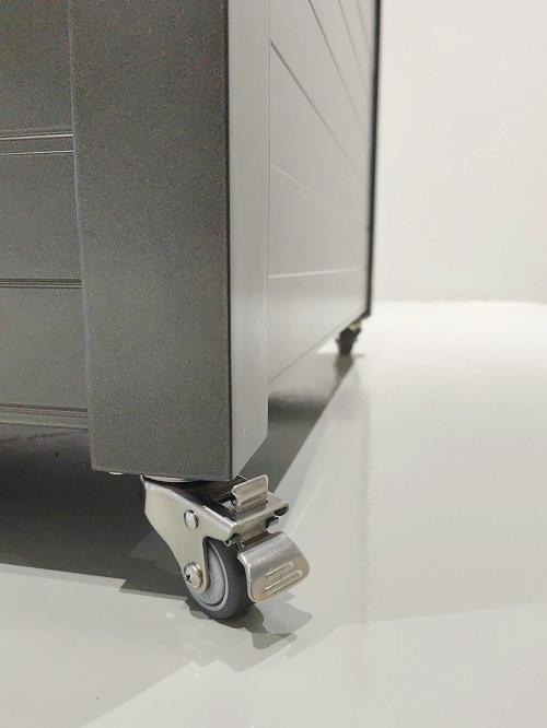 Stern Gilbert Kissenbox 176x76x84 cm Aluminium anthrazit